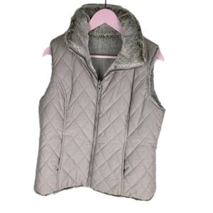 Weatherproof Reversible Puffer Vest Medium